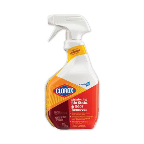 Clorox Disinfecting Bio Stain And Odor Remover Fragranced 128 Oz Refill Bottle 4/ct - School Supplies - Clorox®