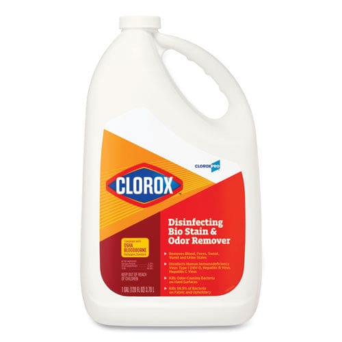 Clorox Disinfecting Bio Stain And Odor Remover Fragranced 128 Oz Refill Bottle 4/ct - School Supplies - Clorox®