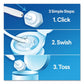 Clorox Disinfecting Toiletwand Refill Heads Blue/white 10/pack 6 Packs/carton - Janitorial & Sanitation - Clorox®