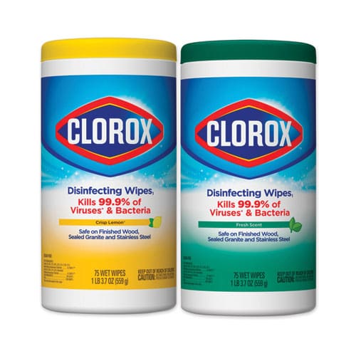 Clorox Disinfecting Wipes 7 X 8 Fresh Scent 35/canister 12/carton - School Supplies - Clorox®