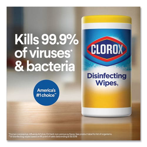 Clorox Disinfecting Wipes 7 X 8 Fresh Scent/citrus Blend 35/canister 3/pack - School Supplies - Clorox®