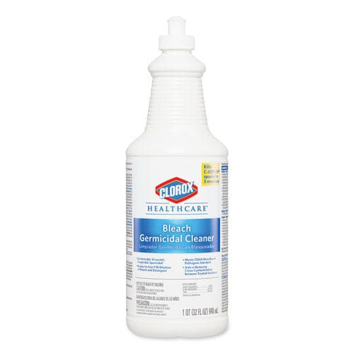 Clorox Healthcare Bleach Germicidal Cleaner 32 Oz Pull-top Bottle 6/carton - School Supplies - Clorox® Healthcare®