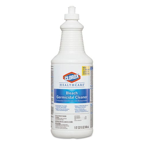 Clorox Healthcare Bleach Germicidal Cleaner 32 Oz Pull-top Bottle 6/carton - School Supplies - Clorox® Healthcare®