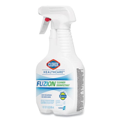 Clorox Healthcare Fuzion Cleaner Disinfectant Unscented 32 Oz Spray Bottle 9/carton - School Supplies - Clorox® Healthcare®