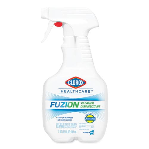 Clorox Healthcare Fuzion Cleaner Disinfectant Unscented 32 Oz Spray Bottle 9/carton - School Supplies - Clorox® Healthcare®