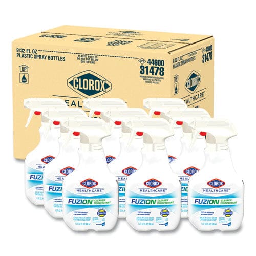Clorox Healthcare Fuzion Cleaner Disinfectant Unscented 32 Oz Spray Bottle 9/carton - School Supplies - Clorox® Healthcare®