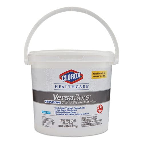 Clorox Healthcare Versasure Cleaner Disinfectant Wipes 1-ply 8 X 6.75 White 85 Towels/can - School Supplies - Clorox® Healthcare®