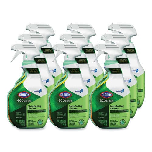 Clorox Clorox Pro Ecoclean Disinfecting Cleaner Unscented 32 Oz Spray Bottle 9/carton - School Supplies - Clorox®