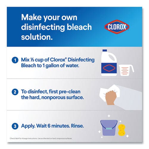 Clorox Regular Bleach With Cloromax Technology 24 Oz Bottle 12/carton - Janitorial & Sanitation - Clorox®