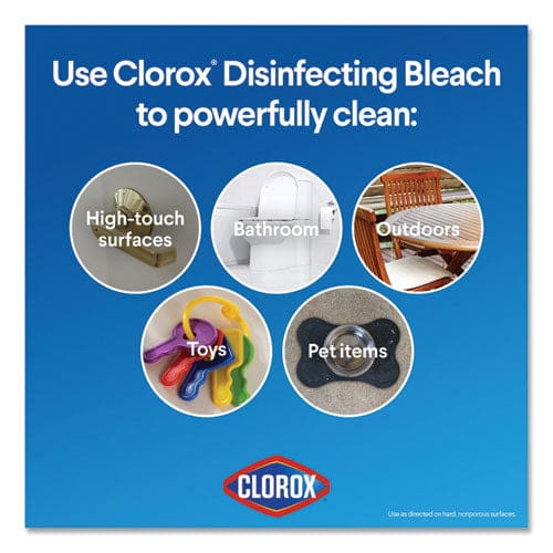 Clorox Regular Bleach With Cloromax Technology 43 Oz Bottle 6/carton - Janitorial & Sanitation - Clorox®