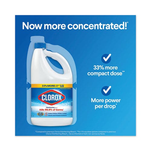 Clorox Regular Bleach With Cloromax Technology 81 Oz Bottle 6/carton - Janitorial & Sanitation - Clorox®