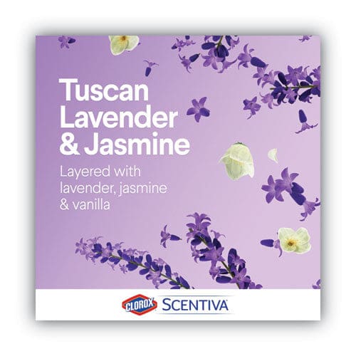 Clorox Scentiva Multi Surface Cleaner Tuscan Lavender And Jasmine 32 Oz 6/carton - School Supplies - Clorox®