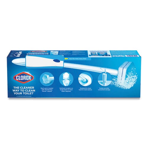 Clorox Toiletwand Disposable Toilet Cleaning System: Handle Caddy And Refills White - Janitorial & Sanitation - Clorox®