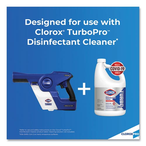 Clorox Turbopro Handheld Sprayer 32 Oz White/blue 2/carton - Janitorial & Sanitation - Clorox®