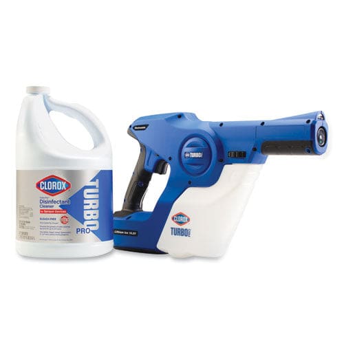 Clorox Turbopro Handheld Sprayer 32 Oz White/blue - Janitorial & Sanitation - Clorox®