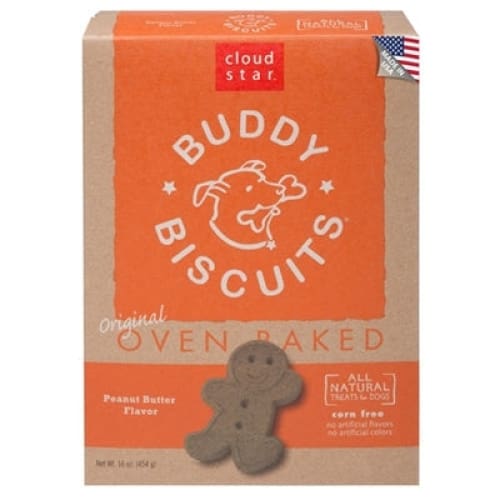 Cloud Star Buddy Biscuits Peanut Butter 16Oz. - Pet Supplies - Cloud Star