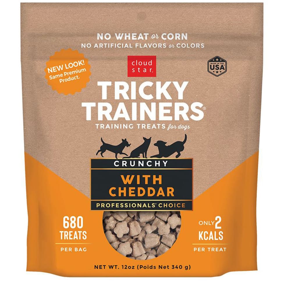 Cloud Star Dog Trick Crunchy Cheddar 12oz. - Pet Supplies - Cloud Star