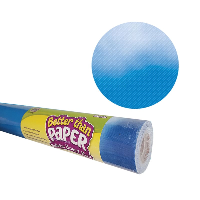 Clouds Better Than Paper 4/Ct - Bulletin Board & Kraft Rolls - Teacher Created Resources