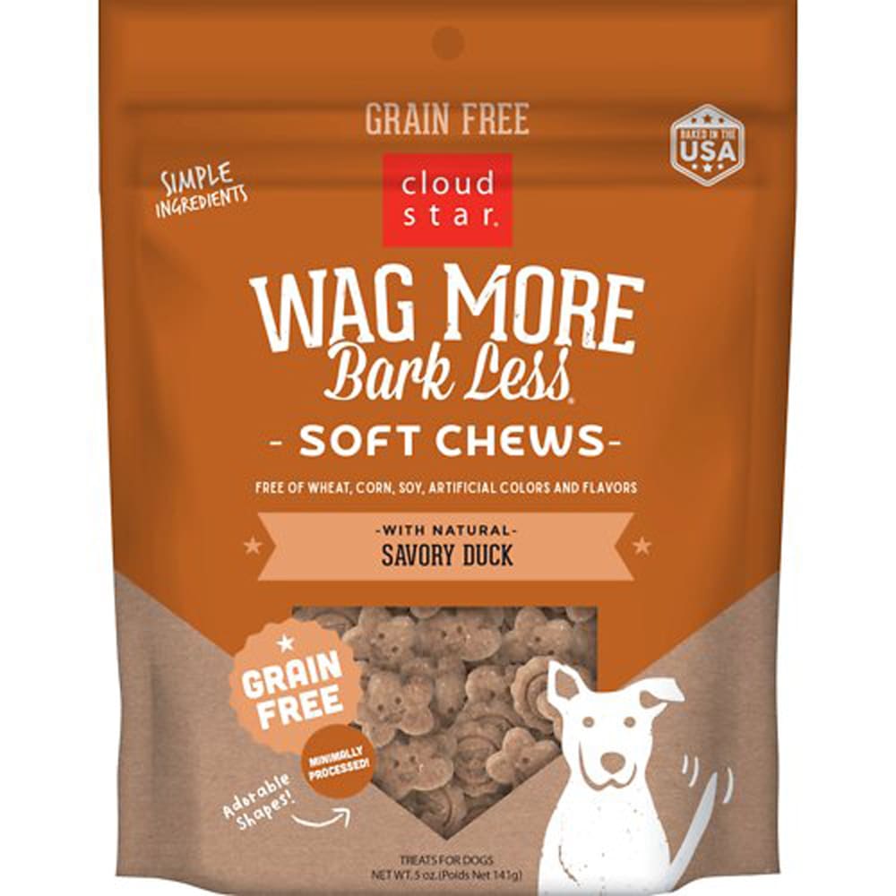 Cloudstar WAGMORE DOG GRAIN FREE SOFT and CHEWY DUCK 5OZ - Pet Supplies - Cloudstar