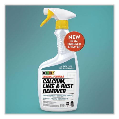 CLR PRO Calcium Lime And Rust Remover 32 Oz Spray Bottle 6/carton - Janitorial & Sanitation - CLR PRO®