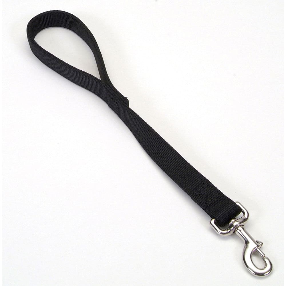 Coastal Double-Ply Nylon Traffic Dog Leash Black 1 in x 24 in - Pet Supplies - Coastal