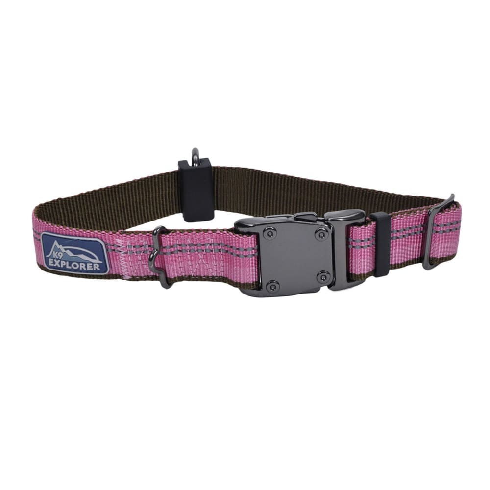 Coastal Products K9 Explorer Reflective Adjustable Dog Collar Rosebud - Pet Supplies - Coastal