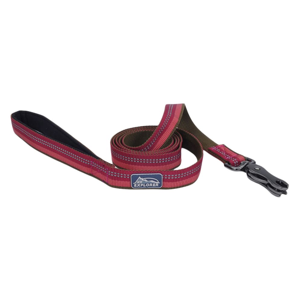 Coastal Products K9 Explorer Reflective Dog Leash with Scissor Snap Berry - Pet Supplies - Coastal