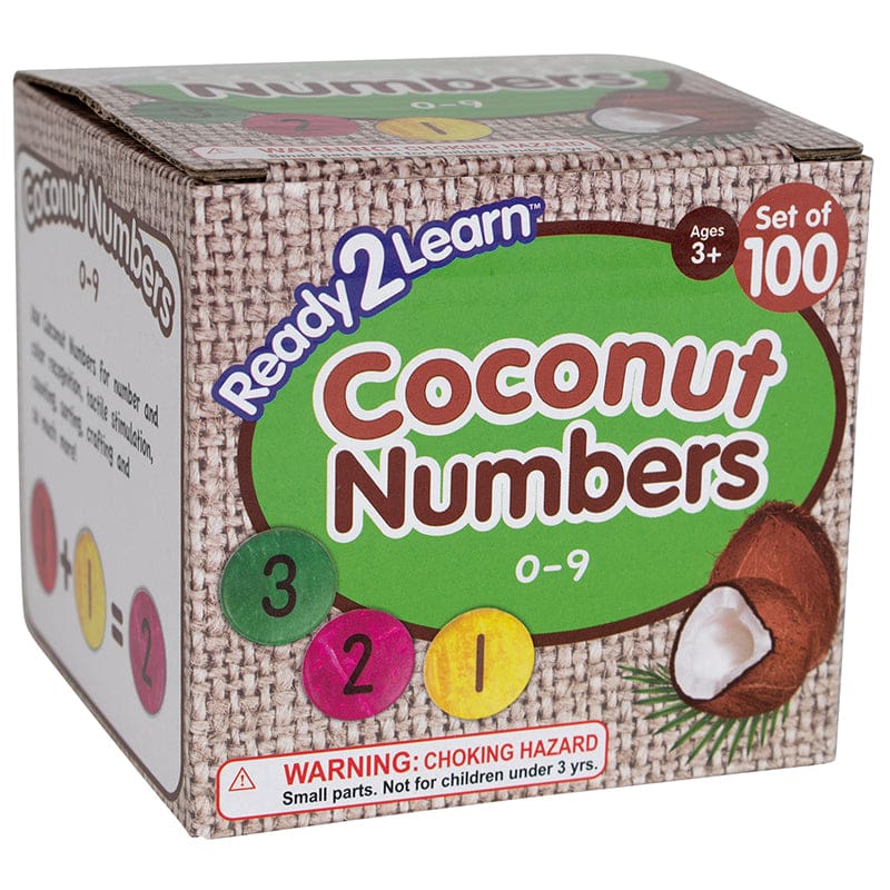 Coconut Numbers 0-9 Small 100/St - Numeration - Learning Advantage