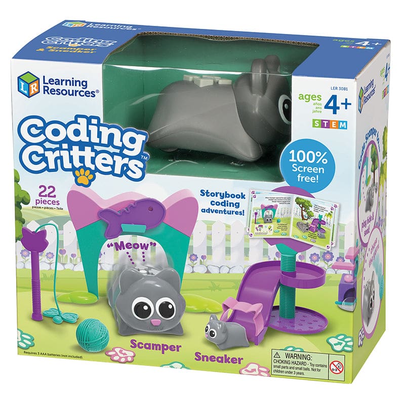 Coding Critters Scamper & Sneaker - Toys - Learning Resources