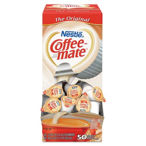 Coffee Mate Liquid Coffee Creamer French Vanilla/hazelnut/original 0.38 Oz Mini Cups 150 Cups/carton - Food Service - Coffee mate®