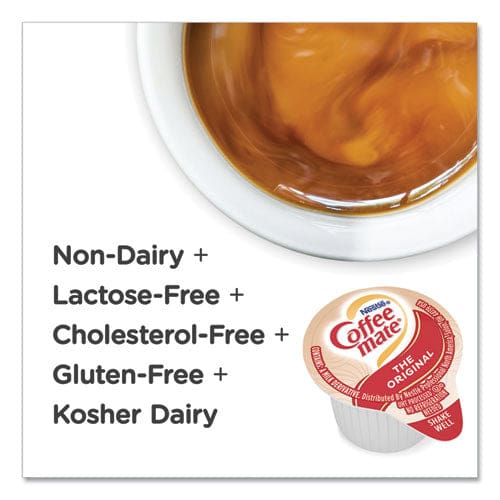 Coffee mate Liquid Coffee Creamer Original 0.38 Oz Mini Cups 360/carton - Food Service - Coffee mate®