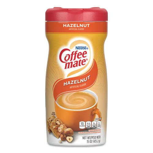 Coffee mate Non-dairy Powdered Creamer Hazelnut 15 Oz Canister 12/carton - Food Service - Coffee mate®