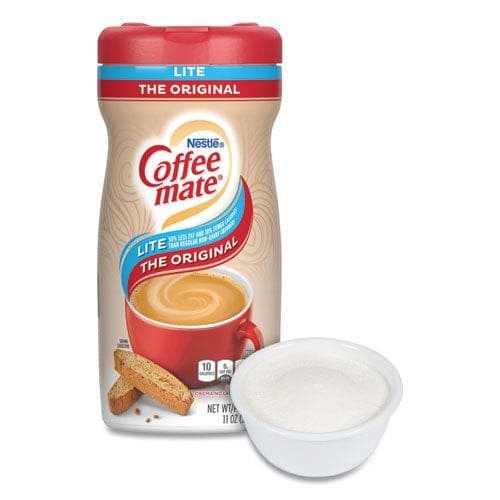 Coffee mate Powdered Original Lite Creamer 11 Oz. Canister 12/carton - Food Service - Coffee mate®