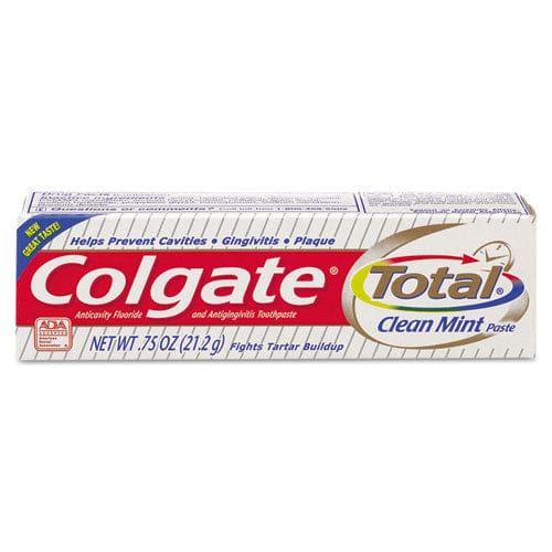 Colgate Total Toothpaste Coolmint 0.88 Oz 24/carton - Janitorial & Sanitation - Colgate®