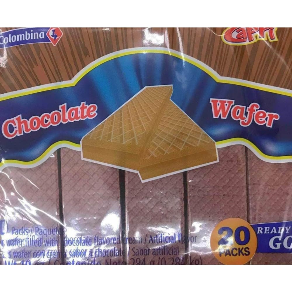 Colombina Capri Chocolate Sugar Wafers, 10 oz - ShelHealth.Com