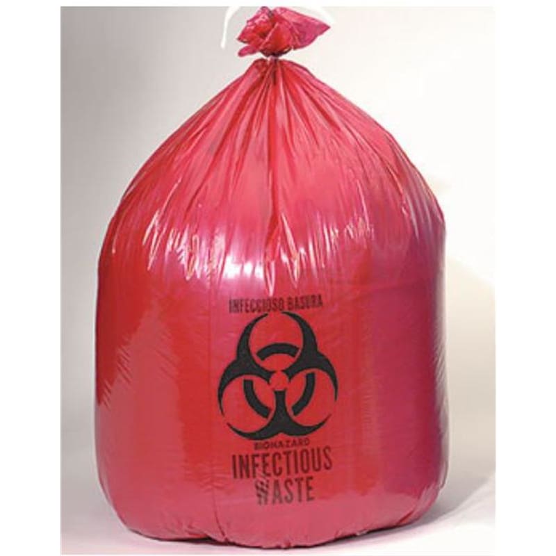 Colonial Bag Biohazard Bag 30 X 36 1.2G 20-30Gal Prin C250 - HouseKeeping >> Liners and Bags - Colonial Bag