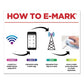 Colop e-mark Digital Marking Device Customizable Size And Message With Images White - Office - Colop® e-mark