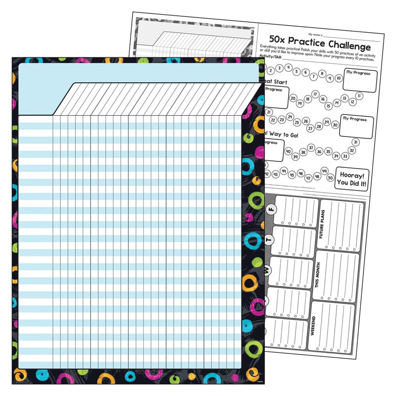 Color Harmony Incentive Chart (Pack of 12) - Incentive Charts - Trend Enterprises Inc.