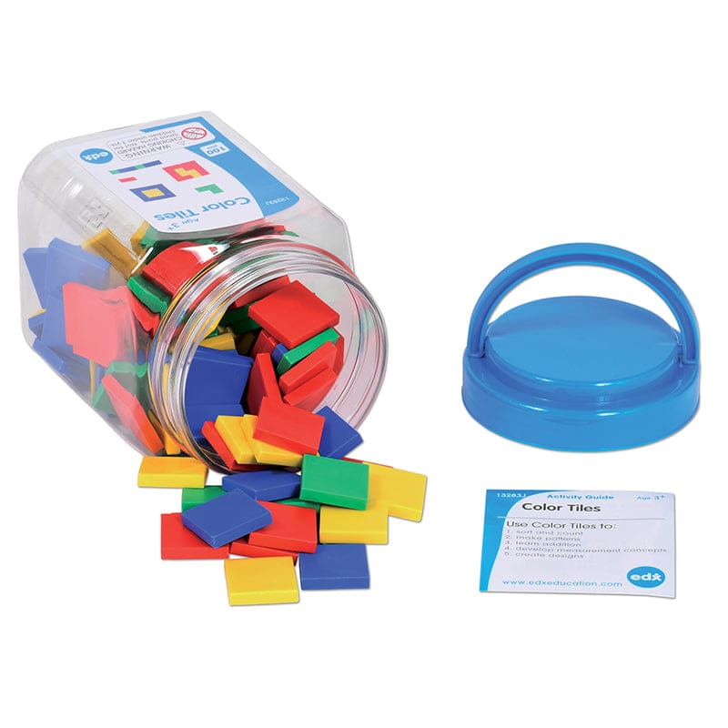 Color Tiles Mini Jar (Pack of 3) - Sorting - Learning Advantage