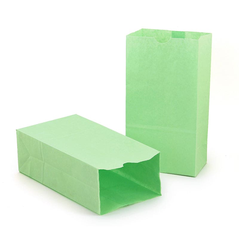 Colored Craft Bags Lime Green - Craft Bags - Hygloss Products Inc.