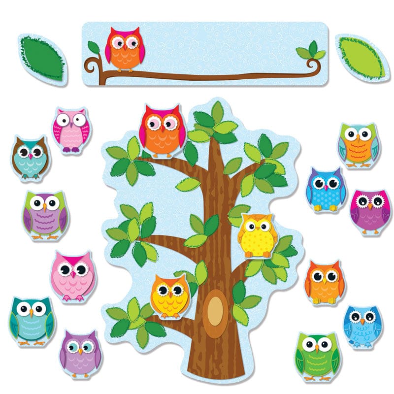 Colorful Owls Behavior Bb Set (Pack of 3) - Motivational - Carson Dellosa Education