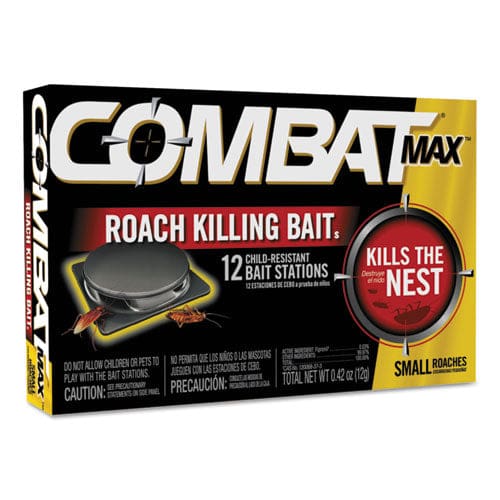 Combat Small Roach Bait 12/pack 12 Packs/carton - Janitorial & Sanitation - Combat®