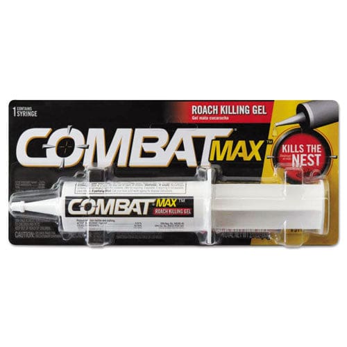 Combat Source Kill Max Roach Killing Gel 2.1 Oz Syringe 12/carton - Janitorial & Sanitation - Combat®