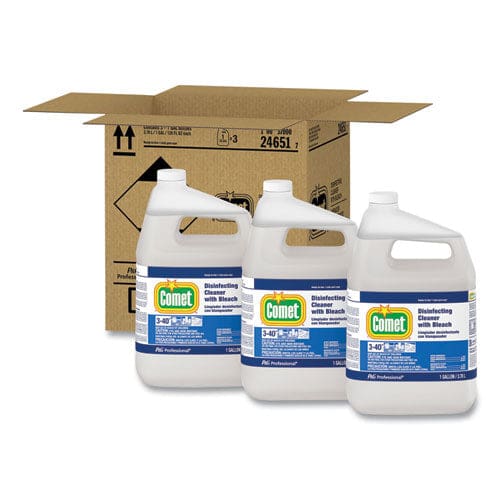 Comet Disinfecting Cleaner W/bleach 1 Gal Bottle 3/carton - School Supplies - Comet®