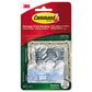 Command All Weather Hooks And Strips Medium Plastic Slate 3 Lb Capacity 2 Hooks And 4 Strips/pack - Furniture - Command™