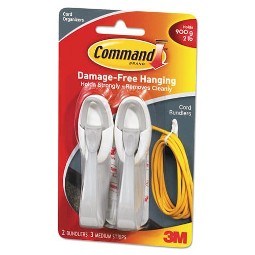 Command Cable Bundler White 2/pack - Technology - Command™