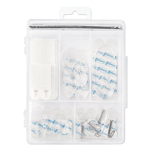 Command Clear Hooks And Strips Assorted Sizes Plastic 0.05 Lb; 2 Lb; 4-16 Lb Capacities 16 Picture Strips/15 Hooks/22 Strips/pack -