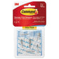 Command Clear Hooks And Strips Small Plastic/metal 0.5 Lb Capacity 40 Hooks And 48 Strips/pack - Furniture - Command™