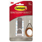 Command Decorative Hooks Medium Metal Brushed Nickel 3 Lb Capacity 2 Hooks And 4 Strips/pack - Furniture - Command™