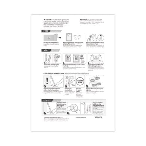 Command Picture Hanging Strips Value Pack Medium Removable Holds Up To 12 Lbs 0.75 X 2.75 Black 12 Pairs/pack - School Supplies - Command™